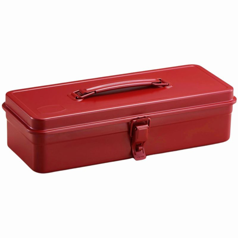 Toyo Trunk Type Toolbox with Handle, Red - FLAX art & design