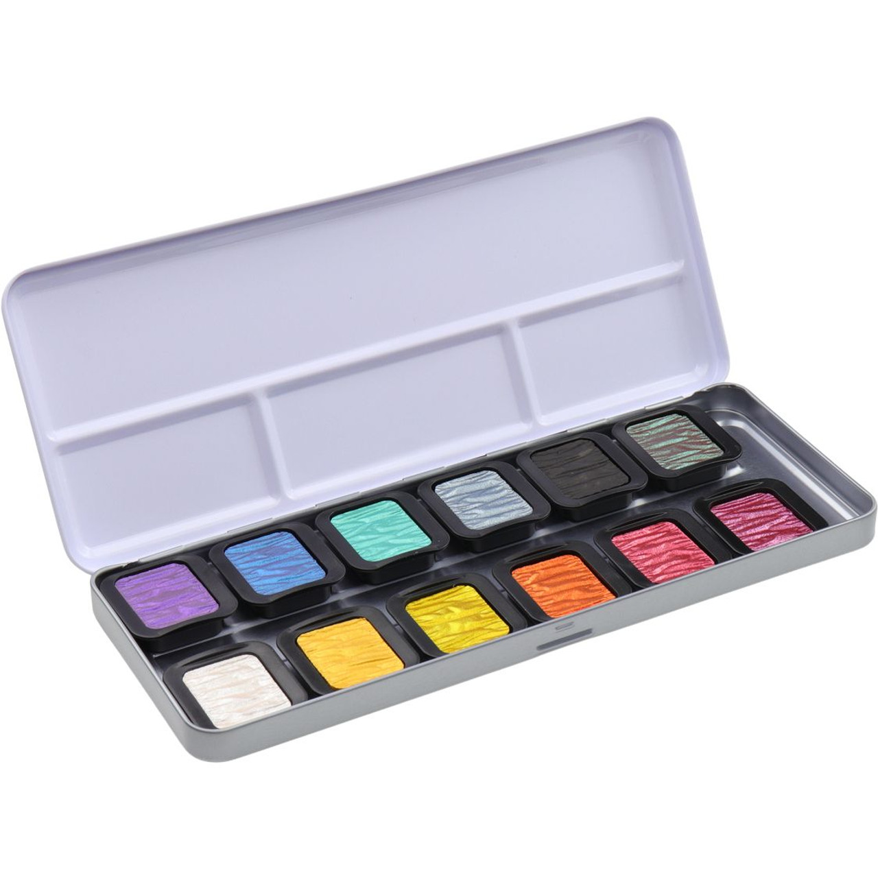 【永遠出品】FINETEC Pearlescent Colours Finetec Artist Pearlescent Watercolor Paint 24 Color Set