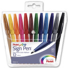 Pentel Color Sign Pen Set of 12