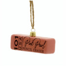 Pink Pearl Eraser Ornament