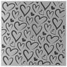 Hearts Stencil, 6" x 6"
