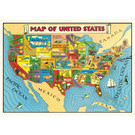 Cavallini Paper, USA Map