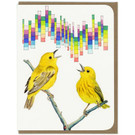 Yellow Warblers Greeting Card