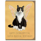 Cat Fairy Birthday Card