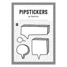 Pipsticks Paper Stickers, Color-In Speech Blocks