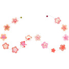 Paper Garland, Sakura Blossoms