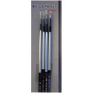 Black Silver Brush Set, Long Handle