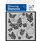 Butterflies Stencil, 6"x 6"