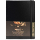 Pentalic Traveler Black Sketch Journal, 6" x 8"