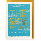 The Sky's The Limit Congrats Card