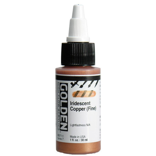 Golden High Flow Iridescent Acrylics, 1 oz
