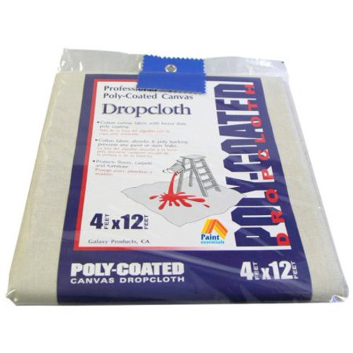 Poly-Coated Canvas Dropcloth