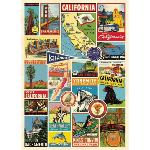 Cavallini Paper, California Collage