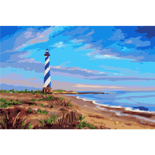 Paint by Numbers, Evening at Cape Hatteras