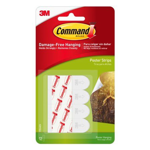 Command Posters Strips, 12 pack