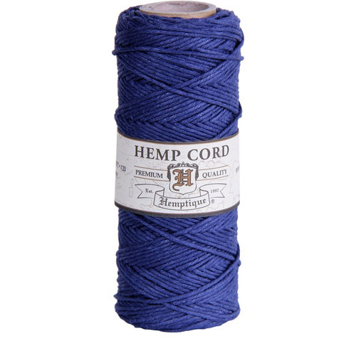 Hemp Cord, Blue Spool 205'