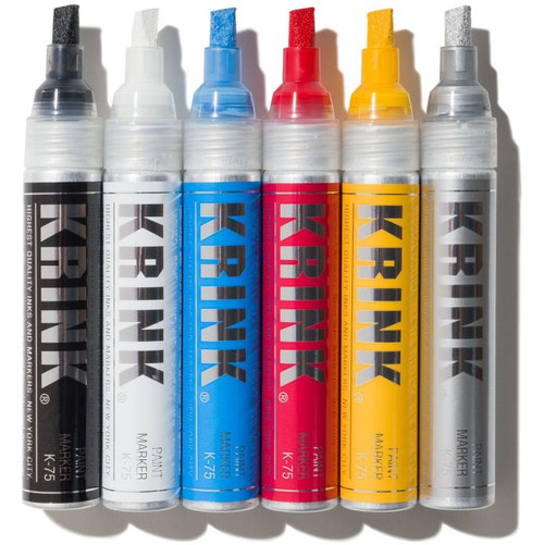 Krink K-75 Paint Markers, Set of 6