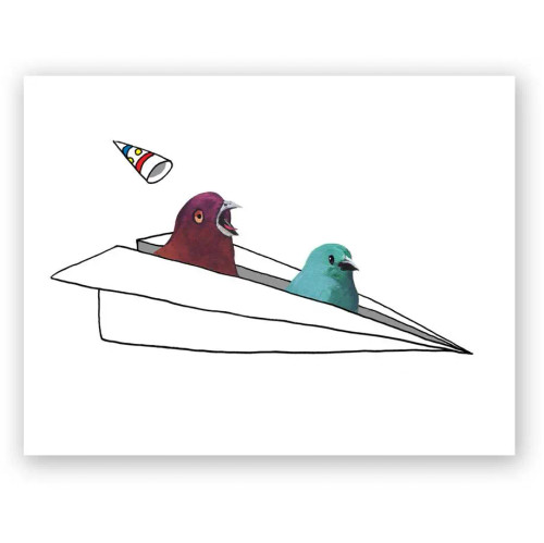 Airplane Birthday Card