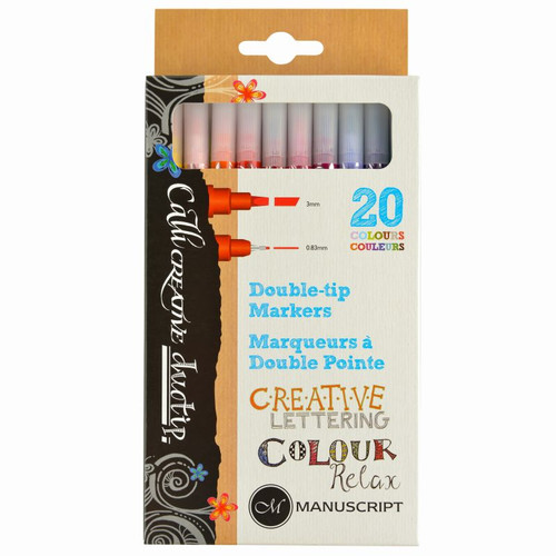 Callicreative Duotip Markers, Set of 20