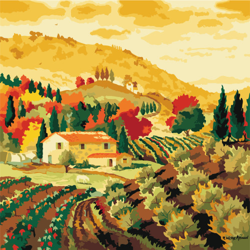 Paint By Numbers, Tuscan Serenity