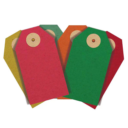 Eco Gift Tags Bright, 12 Pack