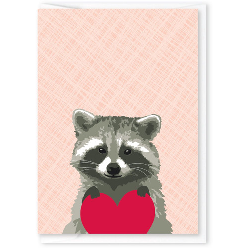 Raccoon Heart Boxed Card Set