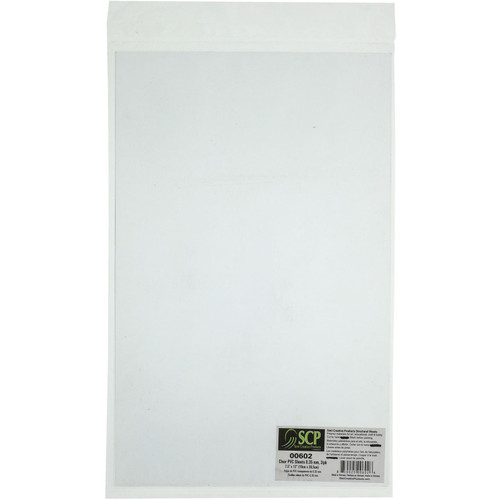 Clear PVC Sheets, 7.5" x 12"