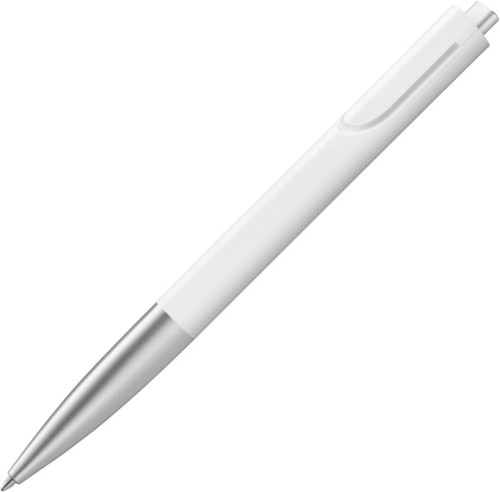 Lamy Noto Ballpoint Pen, White/Silver