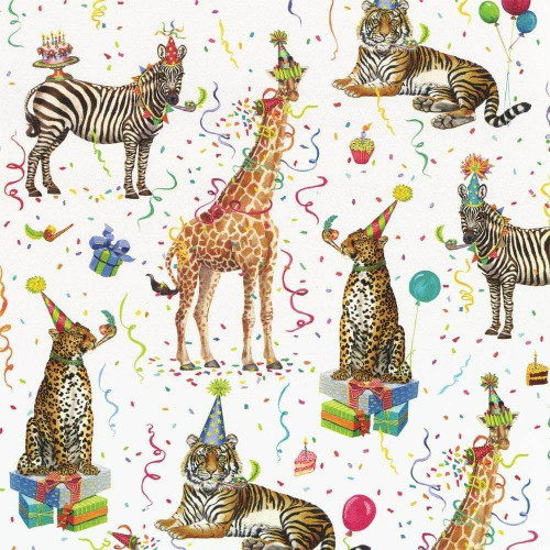 Gift Wrap Roll, Party Animals