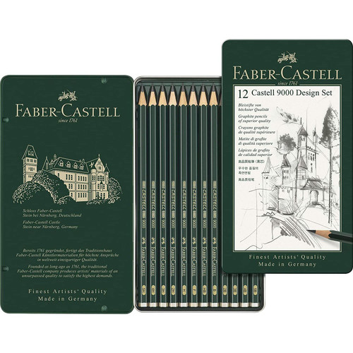 Castell 9000 Design Pencil Set of 12
