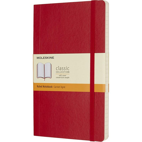 Moleskine Classic Notebooks Red, Ruled