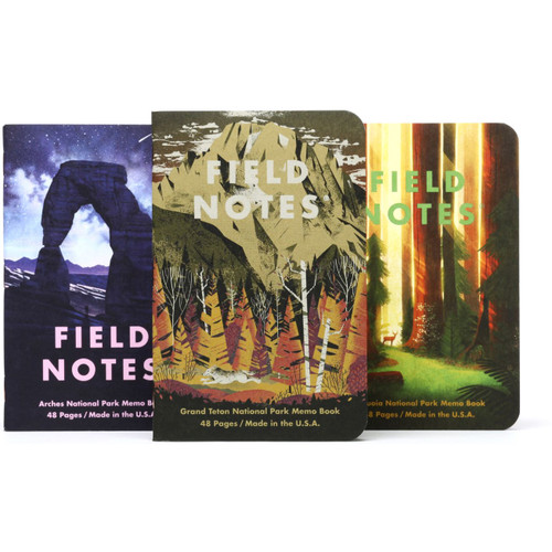 Field Notes National Park Memo Books, Series D