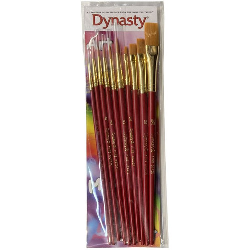 Dynasty Gold Nylon Brush Set