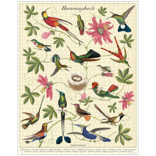 Jigsaw Puzzle, Hummingbirds