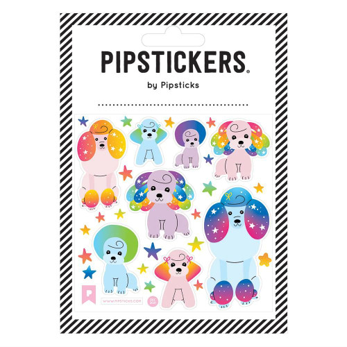 Pipstickers Stickers, Pampered Poodles