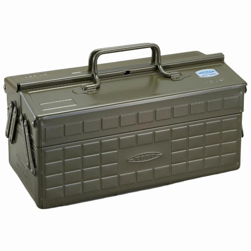 Toyo Cantilever Deluxe Toolbox, Moss Green