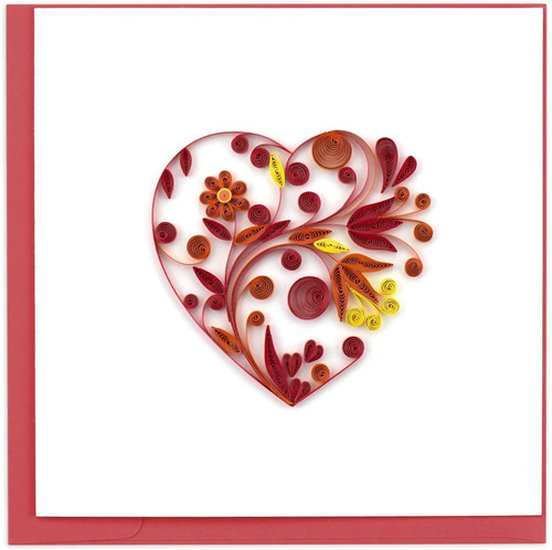 Quilled Heart Card