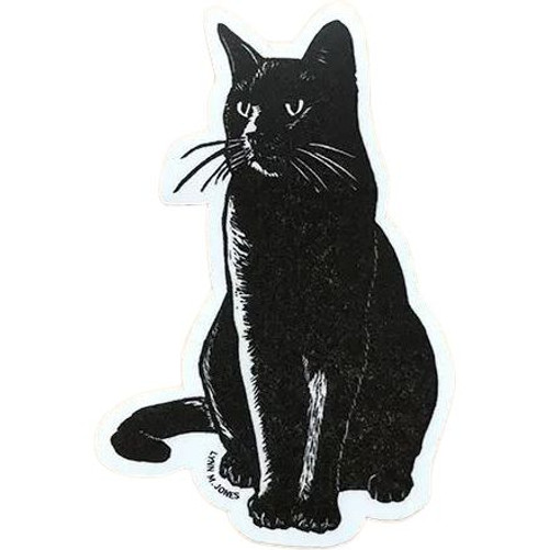 Black Cat Sticker