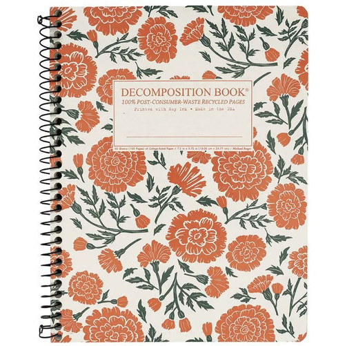 Decomposition Book Marigolds, Ruled