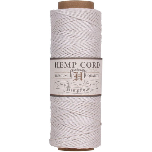 Hemp Cord, White Spool 205', 10lb