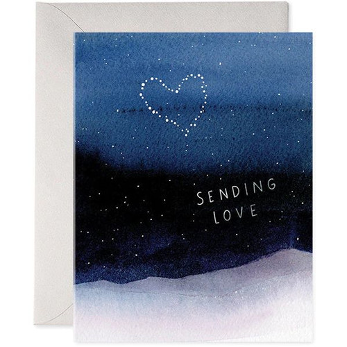 Night Sky Sending Love Card