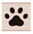 Rubber Stamp, Paw Print