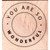 You Are Wonderful Rubber Stamp