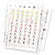Daniel Smith Watercolor Dot Try-It Cards, 288 Colors