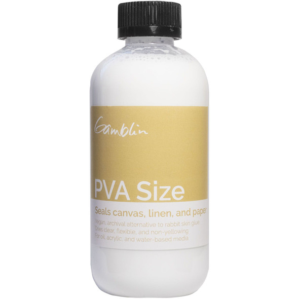 Gamblin PVA Sizing, 8oz