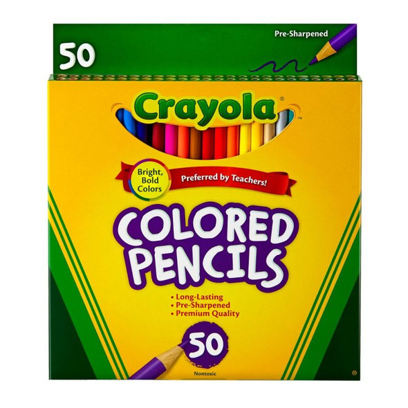 Crayola Colored Pencil Set of 50