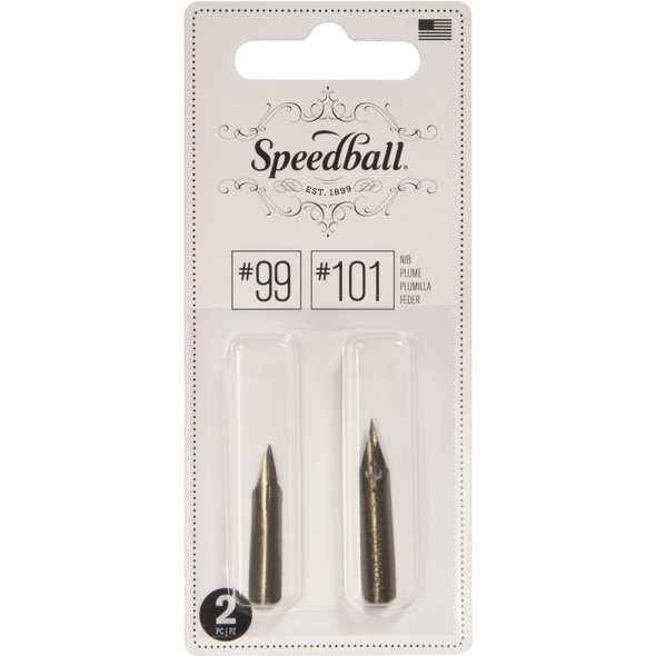 Speedball Artists' Pen Points, 99 and 101