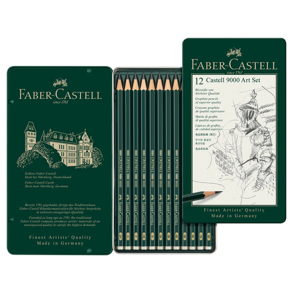 Castell 9000 Pencil Set of 12