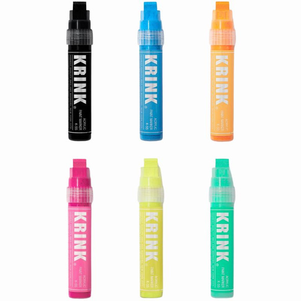 Krink K-55 Acrylic Paint Markers, Set of 6
