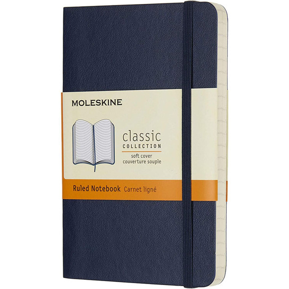 Moleskine Classic Notebook Black, Plain - FLAX art & design